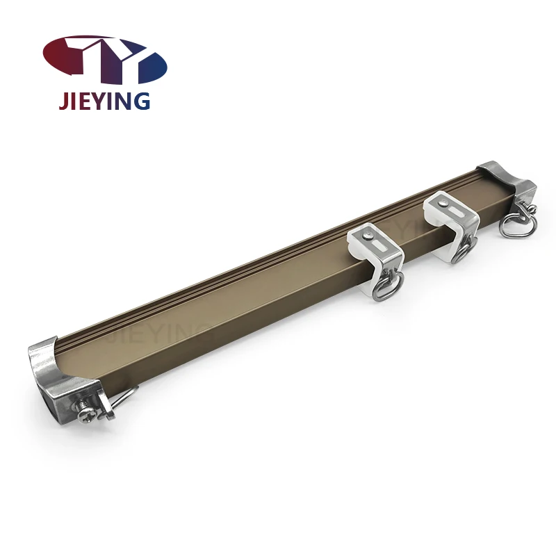 Jieying Thickened Aluminum Alloy Curtain Poles Flexible Bendable Curtain Track ceiling Curtain Rail System