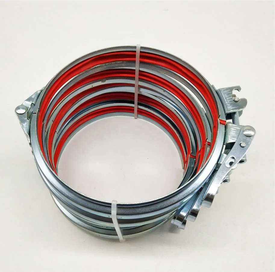 200mm Factory supply pipe clamp quick-fit clamp in stainless steel or carbon steel