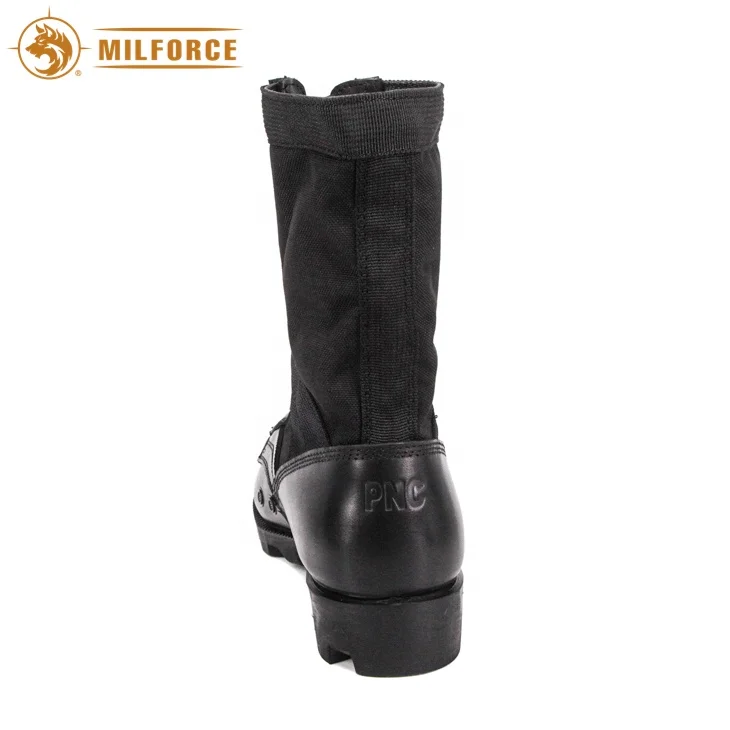  Черные армейские ботинки MILFORCE из натуральной кожи Военные легкие