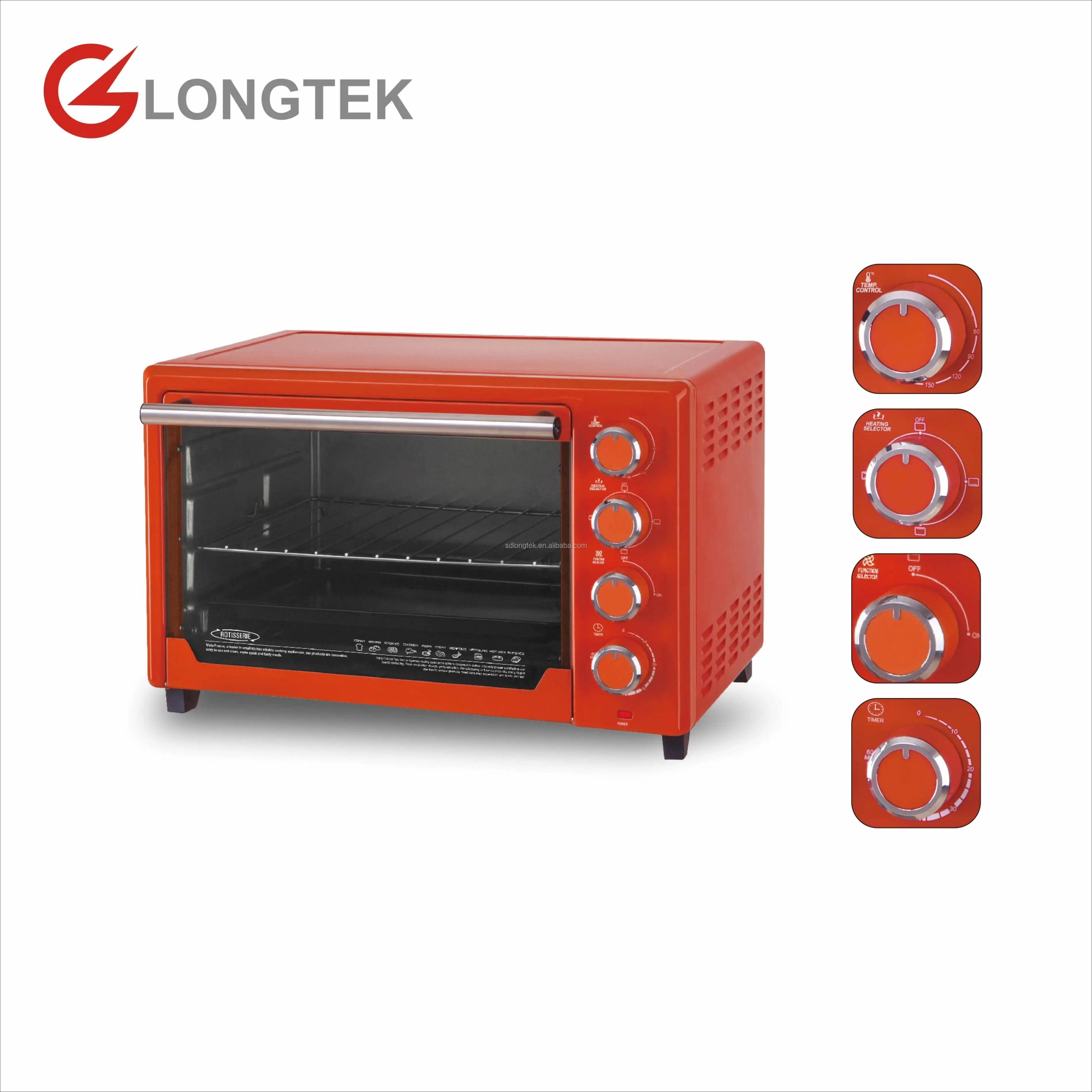 33L Convection and Rotisserie Function Electric Oven Toaster Oven GE-33-RC