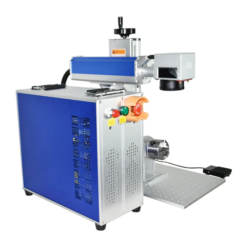 Raycus JPT 50W 60W fiber laser engraver cutting machine for Gold Silver Brass Sheet laser cutting