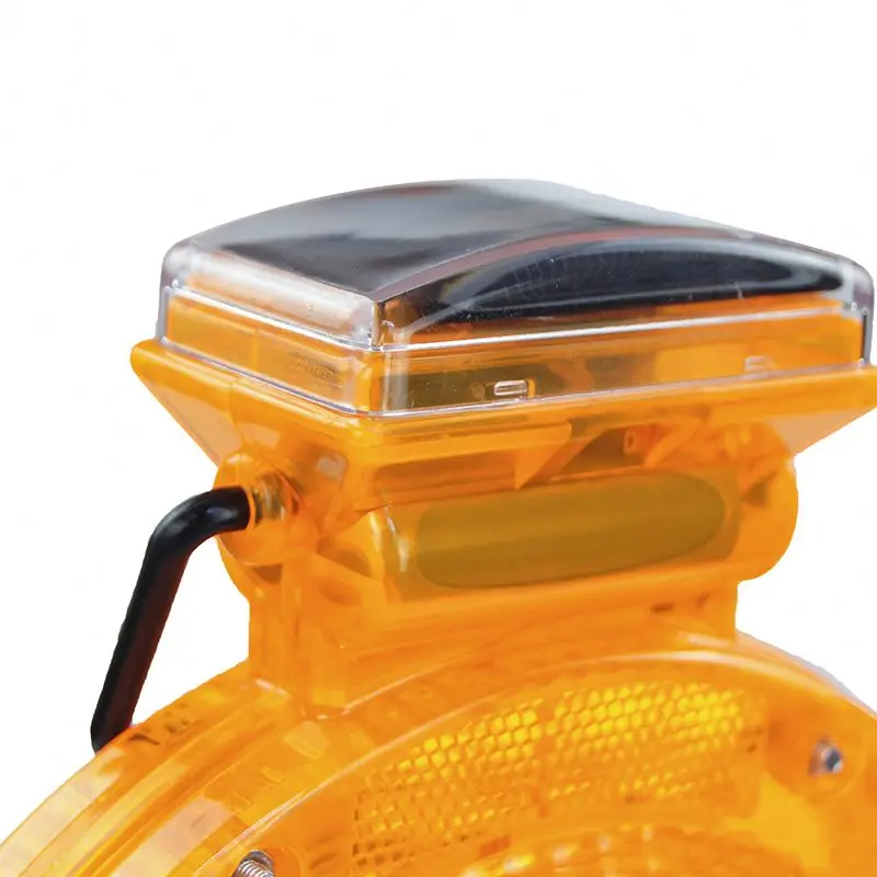 High brightness traffic safety cones warning lights warning flashing lamp solar warning light led with cup shaped base