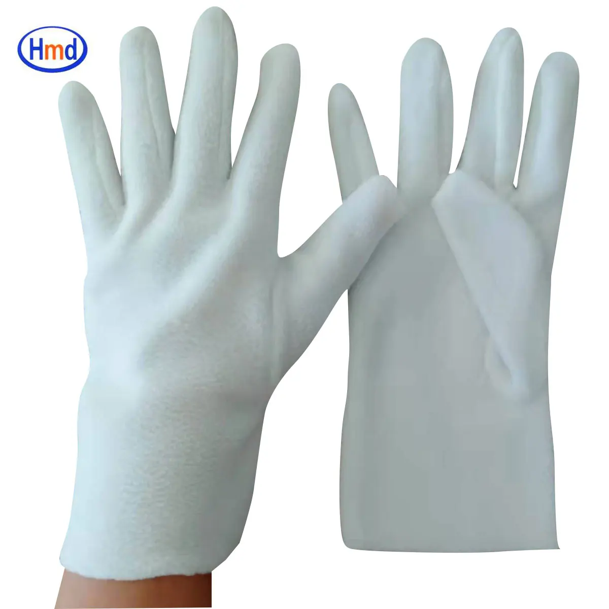 Black and White fleece gloves