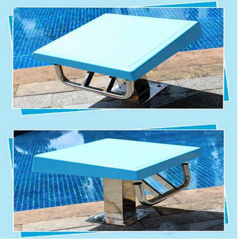 Swimming pool starting block standard swimming pool competition diving platform 304 stainless steel competitive jumping platform