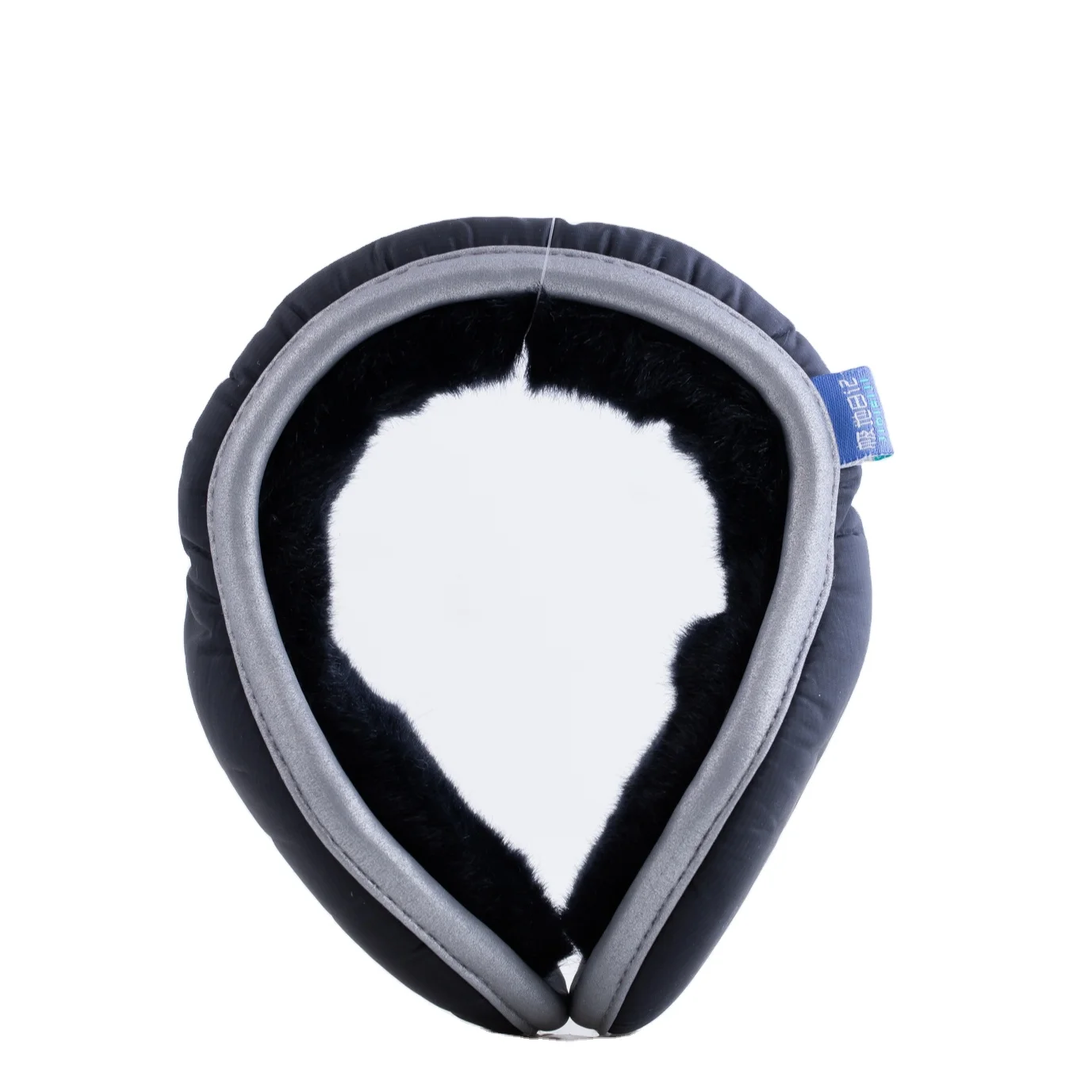 New fashion cold winter ear muffs plastic shield/polyester surface fleece ear warmer earmuff