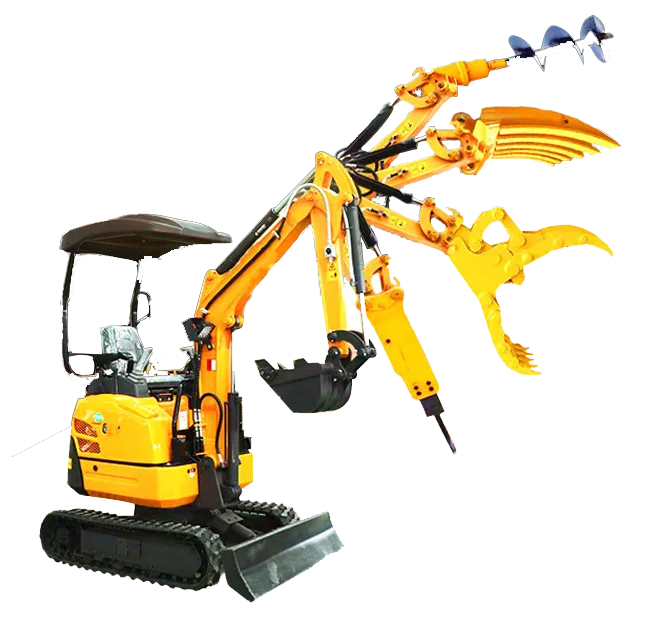 LUZUN 0.8ton price of micro crawler excavator hydraulic digger