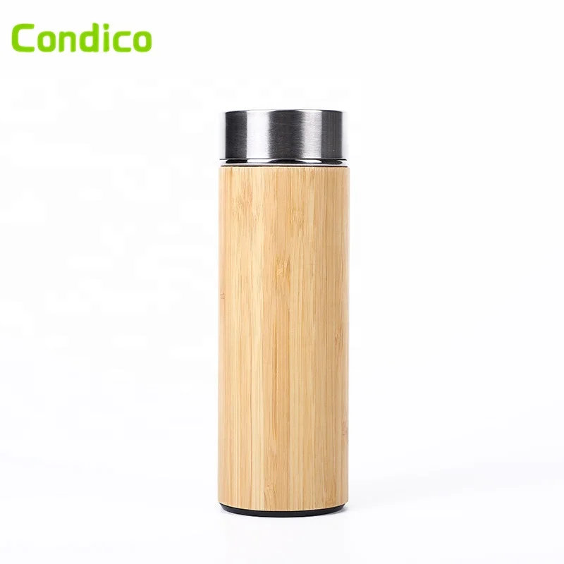 Water Bottle Stainless Steel Thermos Flask For Tea Coffee Vacuum Flasks Insulated Thermos Travel Mug Bamboo Thermal Bottles