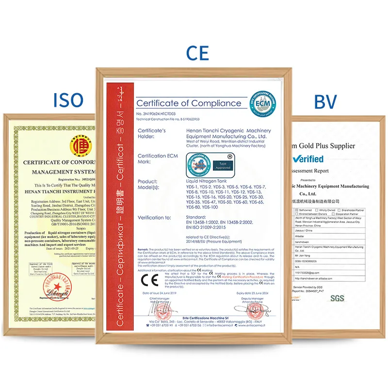 10L Small Capacity Cylinder Aviation Aluminum dewar Cryo Tank Liquid Nitrogen Biological Storage Container