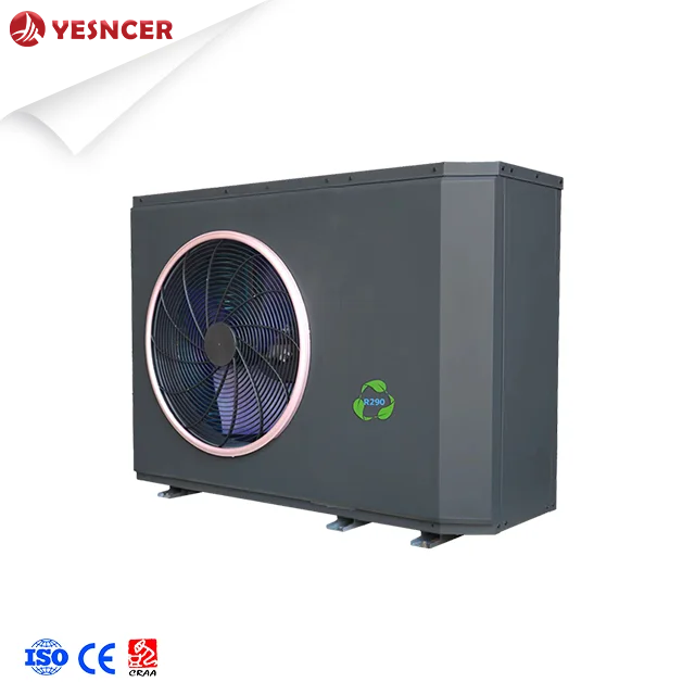 YESNCER 8KW 10KW 15KW DC Inverter EVI R290 A+++ WIFI air to water Monoblock Heat Pump for heating