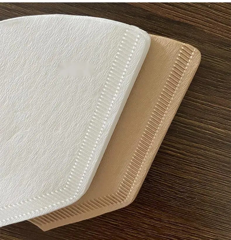 1-4 Cups Multiple Heat Seal V60 Foldable Origami Coffee Dripper Coffee Filter Paper For Drip Coffee