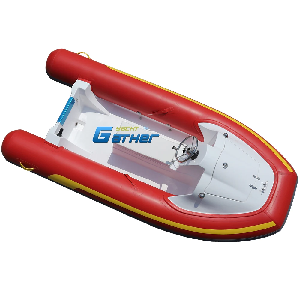 Gather china CE 3.6m small formosan/orca hypalon boat Rib360D Rib inflatable rider Boat 2 Person tour Boat for sale