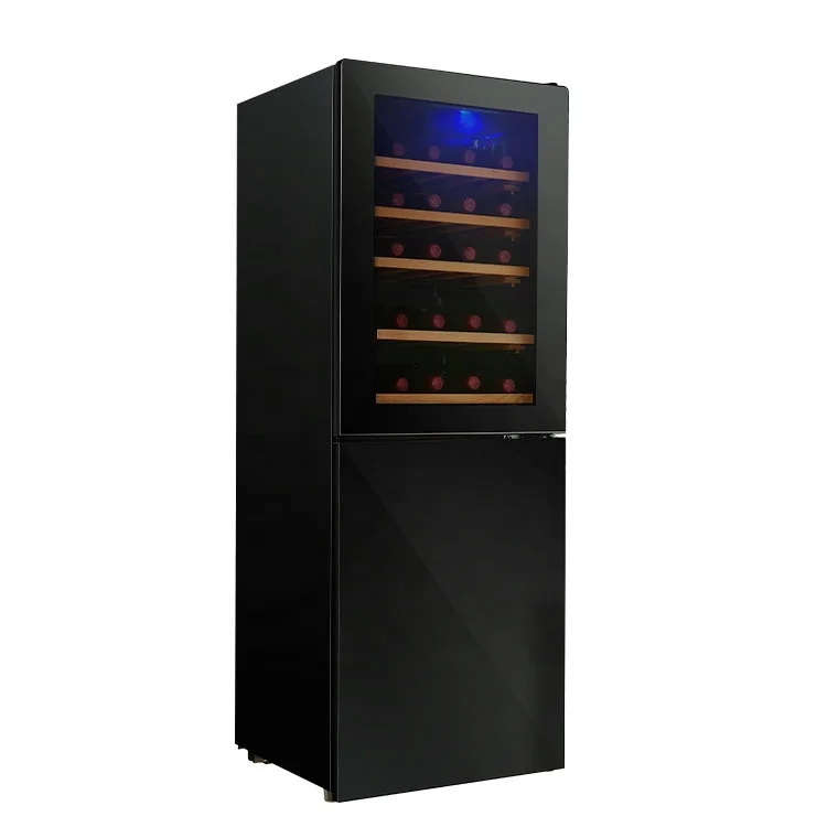108L/ 131L/ 146L Home Appliance Hotel Cabinet Wine Fridge No Noise Mini Wine Refrigerator With Wine Rack