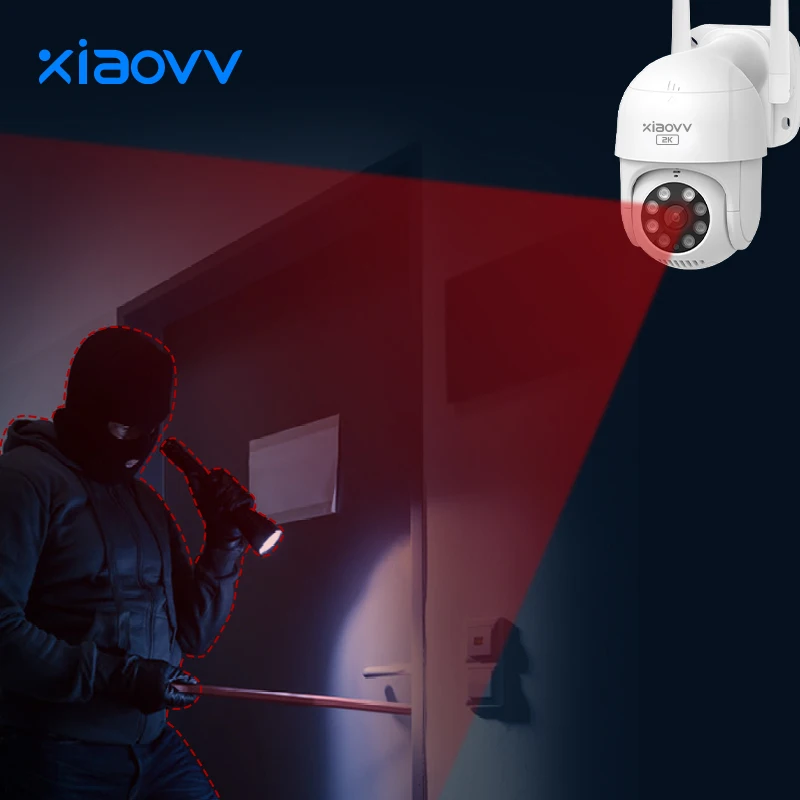 XVV PTZ Doom camera motion detection home Security 2-Way Audio ip wifi camera