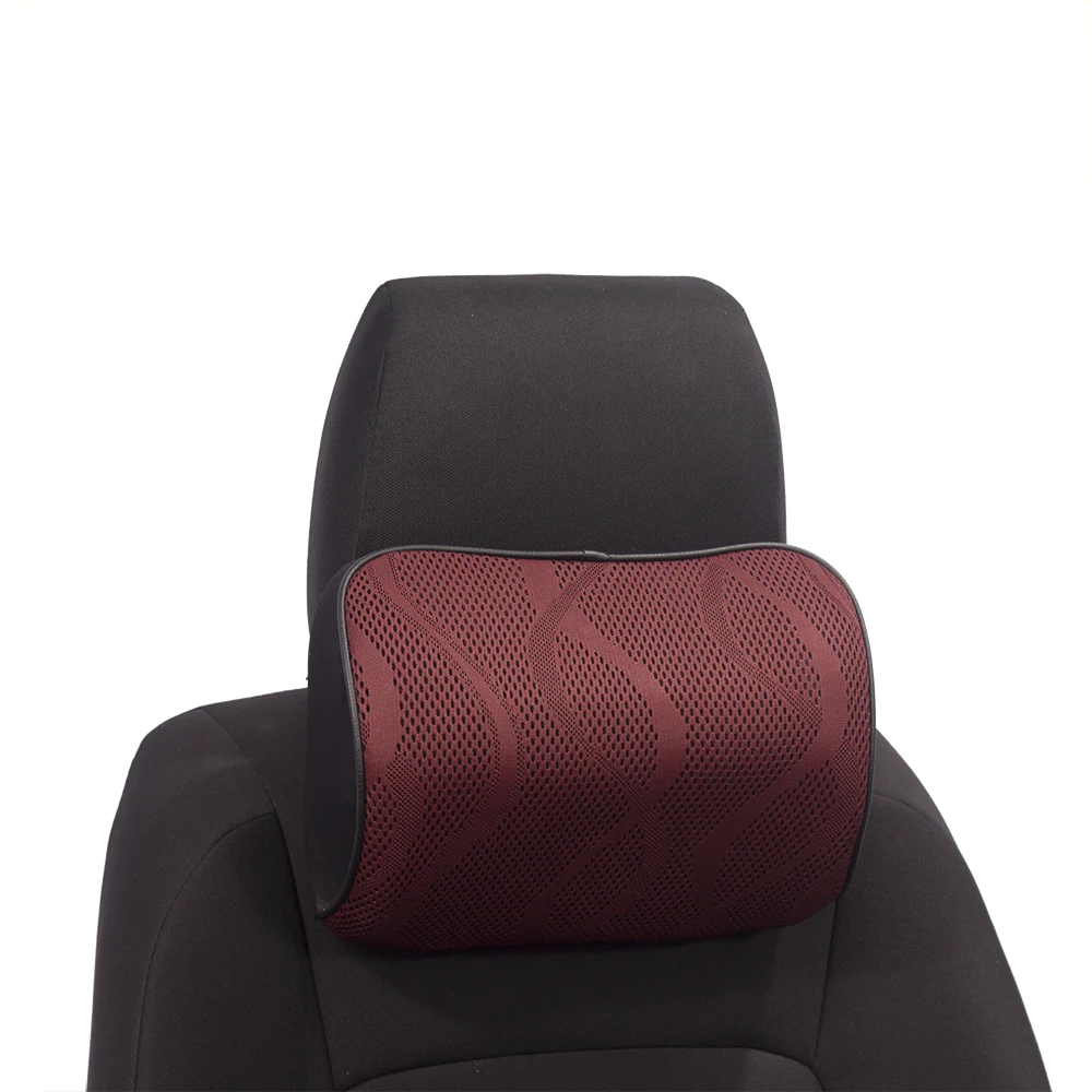 SJ-NP48 пена с эффектом памяти автомобиль Шейная подушка для путешествий изготовленным на заказ логосом подголовник подушка