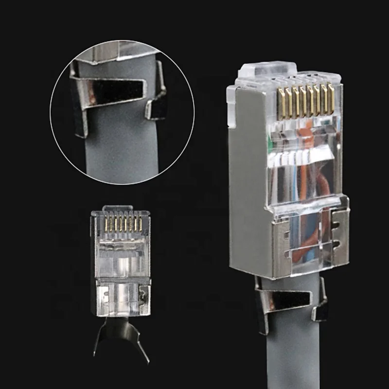 CAT7 Metal Shielded RJ45 Connector Cat7 FTP 8P8C Ethernet Connector Modular Network Plug
