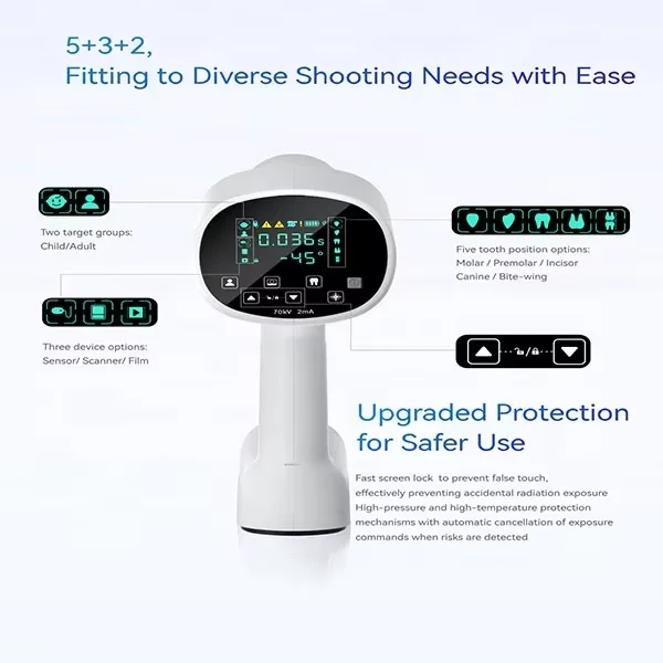 High Quality Hot Selling Full set Touch Screen Dental Intraoral Intra Oral Camera woodpecker X ray unit with handy sensor