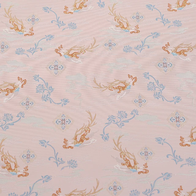 Song brocade Qipao fabricChinese jacquard retro vest fabric cheongsam horse skirt ancient fashion fabric