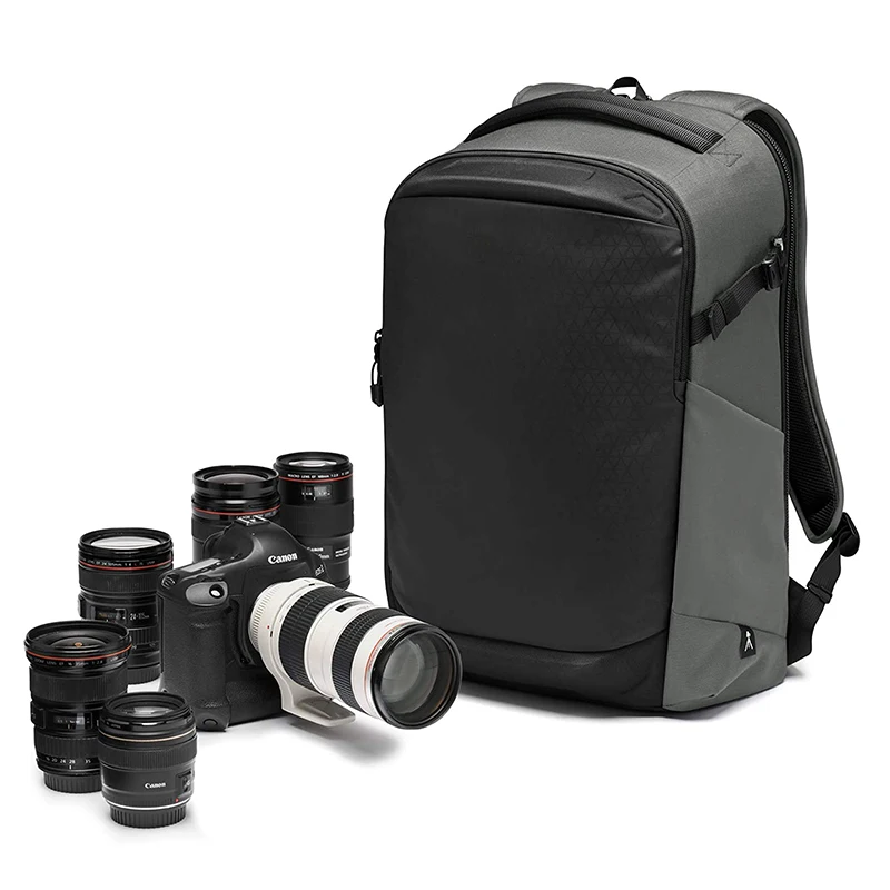 Camera Backpack Dark video camera bag  camera bag custom with Rear Access and Side Access with Adjustable Dividers