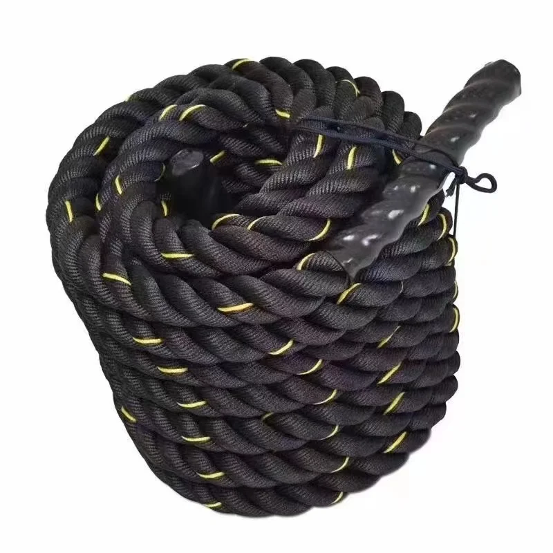 38mm 50mm Logo Printed Climbing Rope With Hook Jute Climbing Rope
