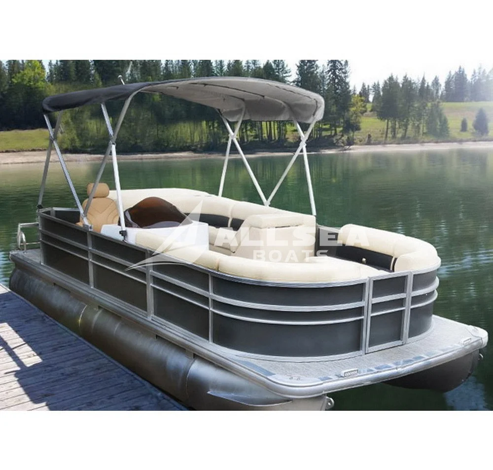 Allsea pontoon 7.6m 25ft  Luxury Recreational relaxing family party time Floating Aluminum Pontoon Boats