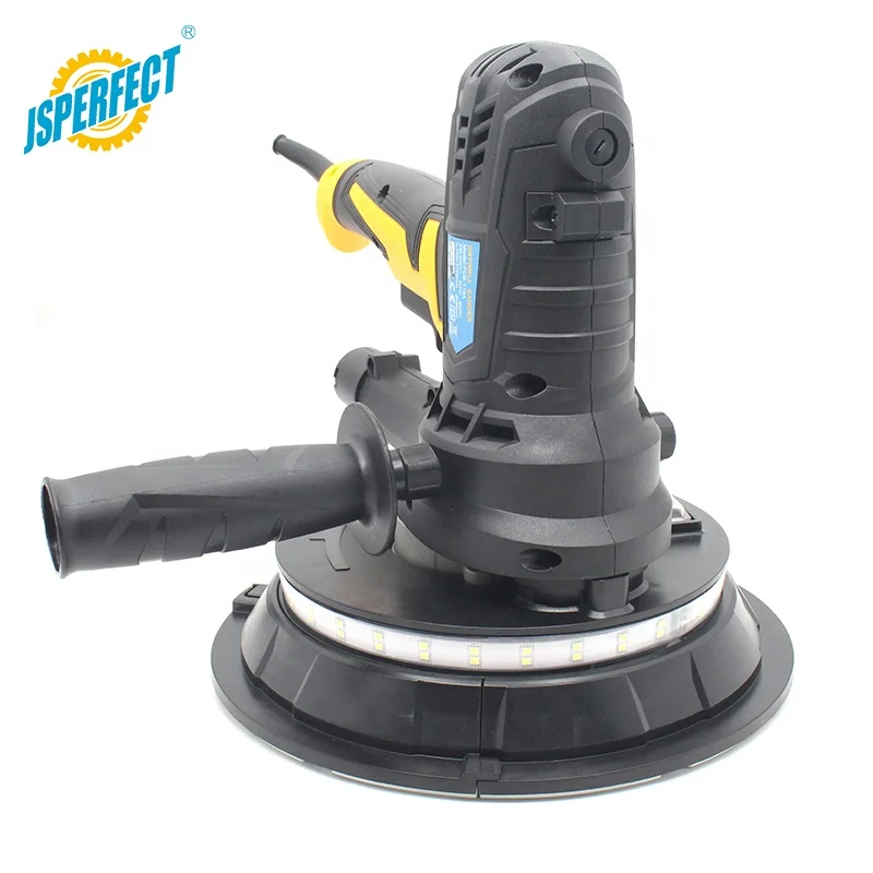 JSPERFECT 7 inch handheld adjust speed drywall polisher machine tool for exporting