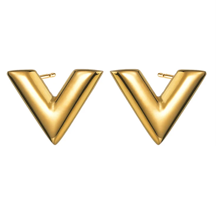  Высокое качество V-Shape форме благодаря чему создается ощущение невесомости с буквами из нержавеющей стали наборы ювелирных украшений серьги браслет ожерелье комплект 3