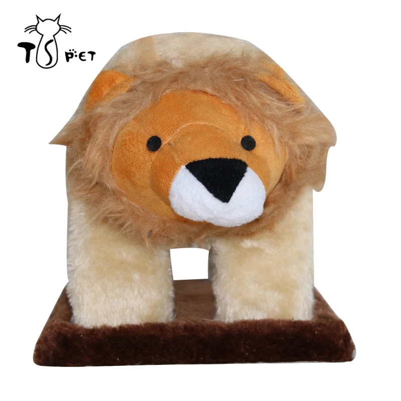 Новый дизайн, милая Когтеточка, кровать, дерево для кошек с головой животного, игрушка для домашних животных