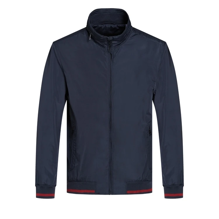 Manufacturer oem custom design sublimated print spring softshell blank full zip up men harrington bomber jacket