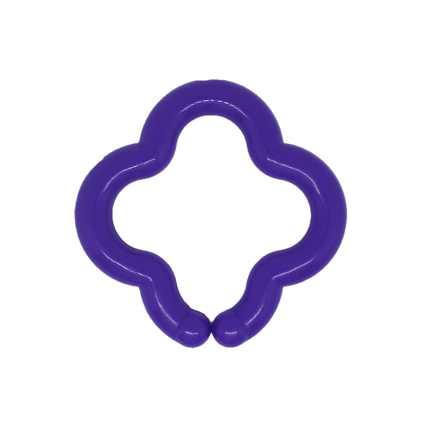 Clear Plastic Shower Curtain Rings with Heavy Duty Magnetic Hooks triangle ring buckle