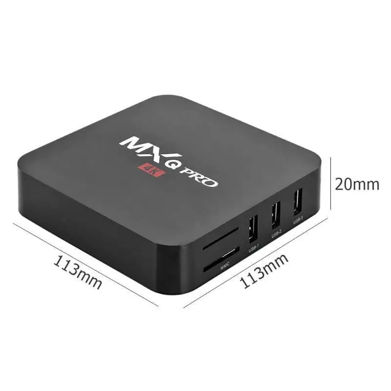 4K декодер Wifi 2,4 ГГц Rk3229 4 Гб Ddr 64 Гб флэш-память Smart Mxqpro 4k Tv Box Mxqtv Box