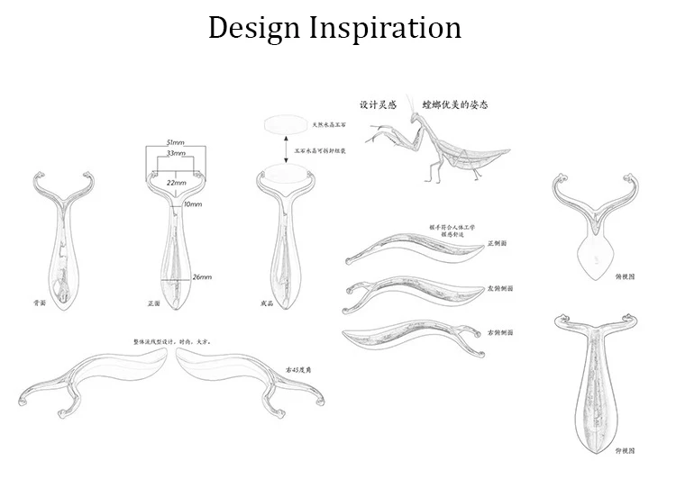 Praying Mantis Masajeador De Guasha Masaj Aletleri Noiseless Custom Anti Aging Private Label 3D Jade Roller For Face