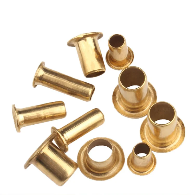 High quality Stainless steel/Aluminum/Copper/Steel/Brass semi tubular rivets