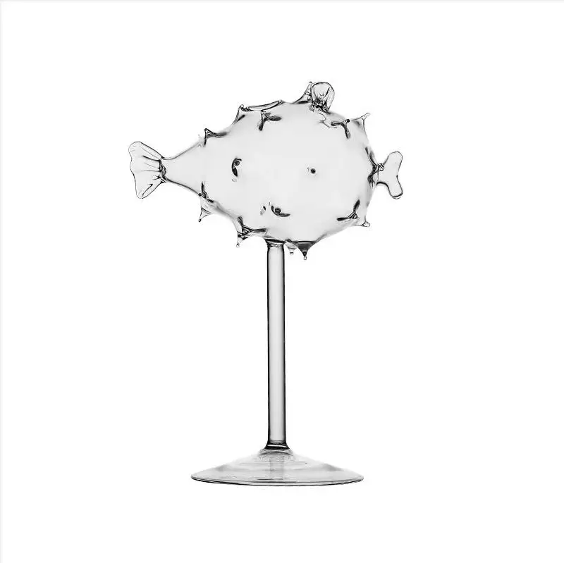 amazon top seller hot selling Puffer Glass 200ml fancy martini unique creative  glass cocktail cups bar set glass