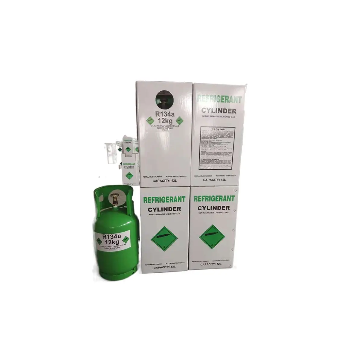 Wholesale New Product Refrigerant Gas 99.9% Purity 13.6 Kg 30lbs Refrigerant R134a Gas