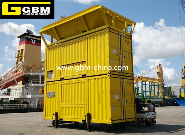 Mobile Weighing and Bagging machine on port 25kg-50kg