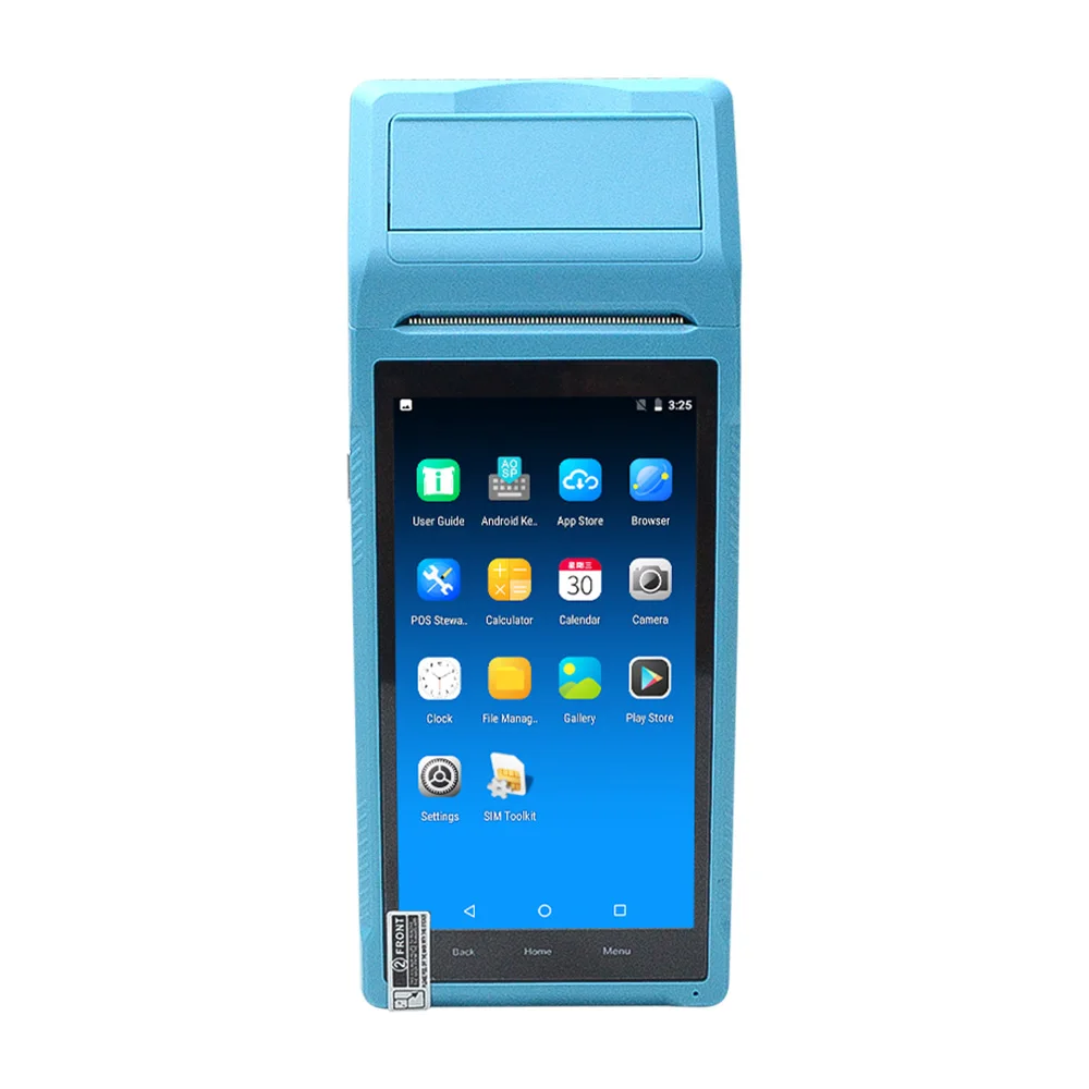 Промышленная логистика КПК Shimano Blue-tooth 6 дюймов Прочный планшет Android 8 1 портативный Pos-терминал Wifi 3G GPS локационный принтер