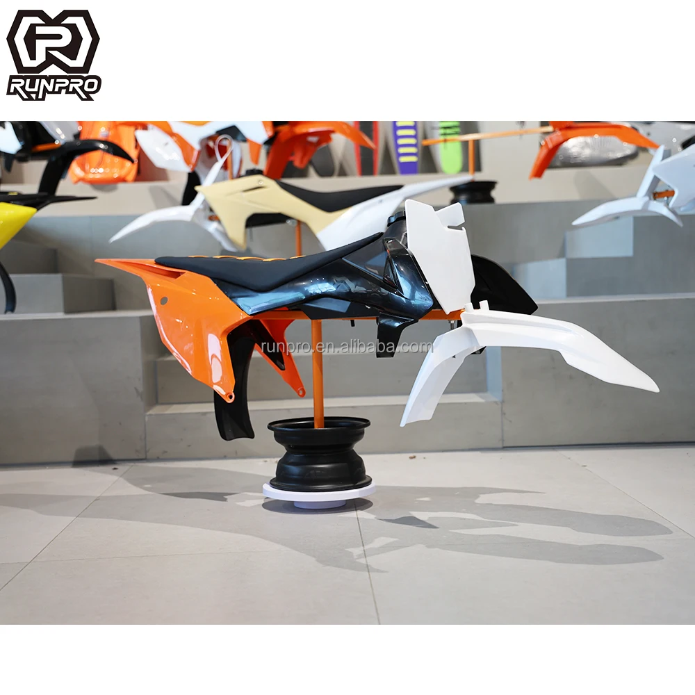 Full Complete Plastic parts set Pit Dirt Motor Bike Motorcycle Plastic Fairing Body Kits, Mudguards fenders for KTM65