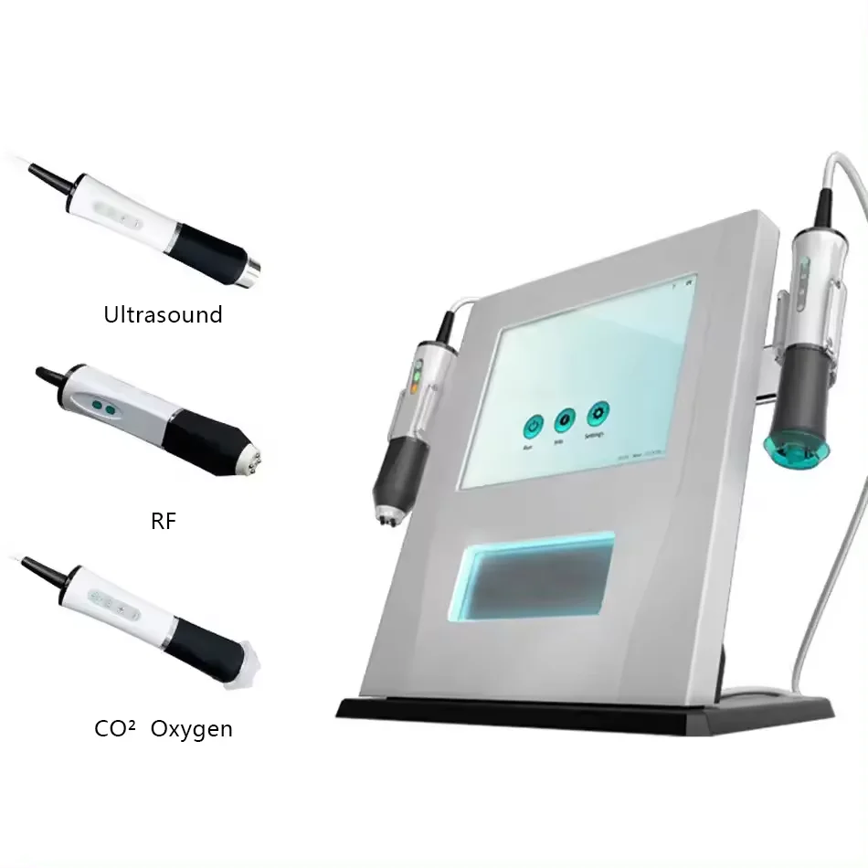 New Arrivals 3 In 1 Oxygen Jet Peel Rf Skin Tightening Face Massage Uv Cleaning Co2 Hydra Oxygen Facial Machine