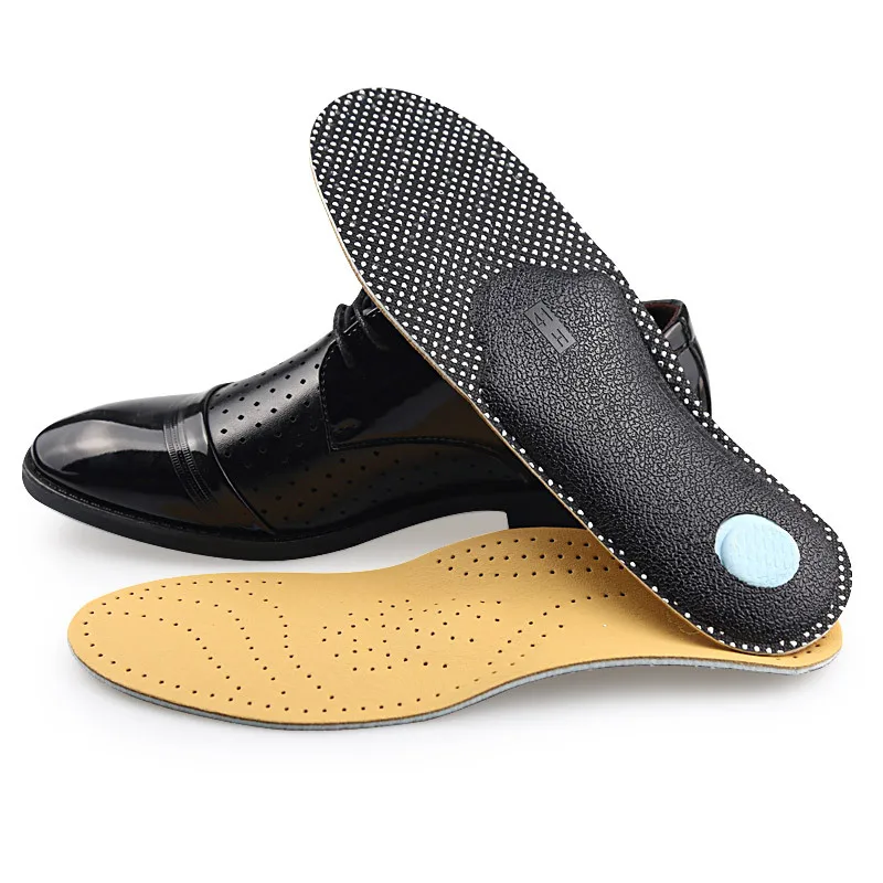 Cowhide full pad for orthotic flat foot insole