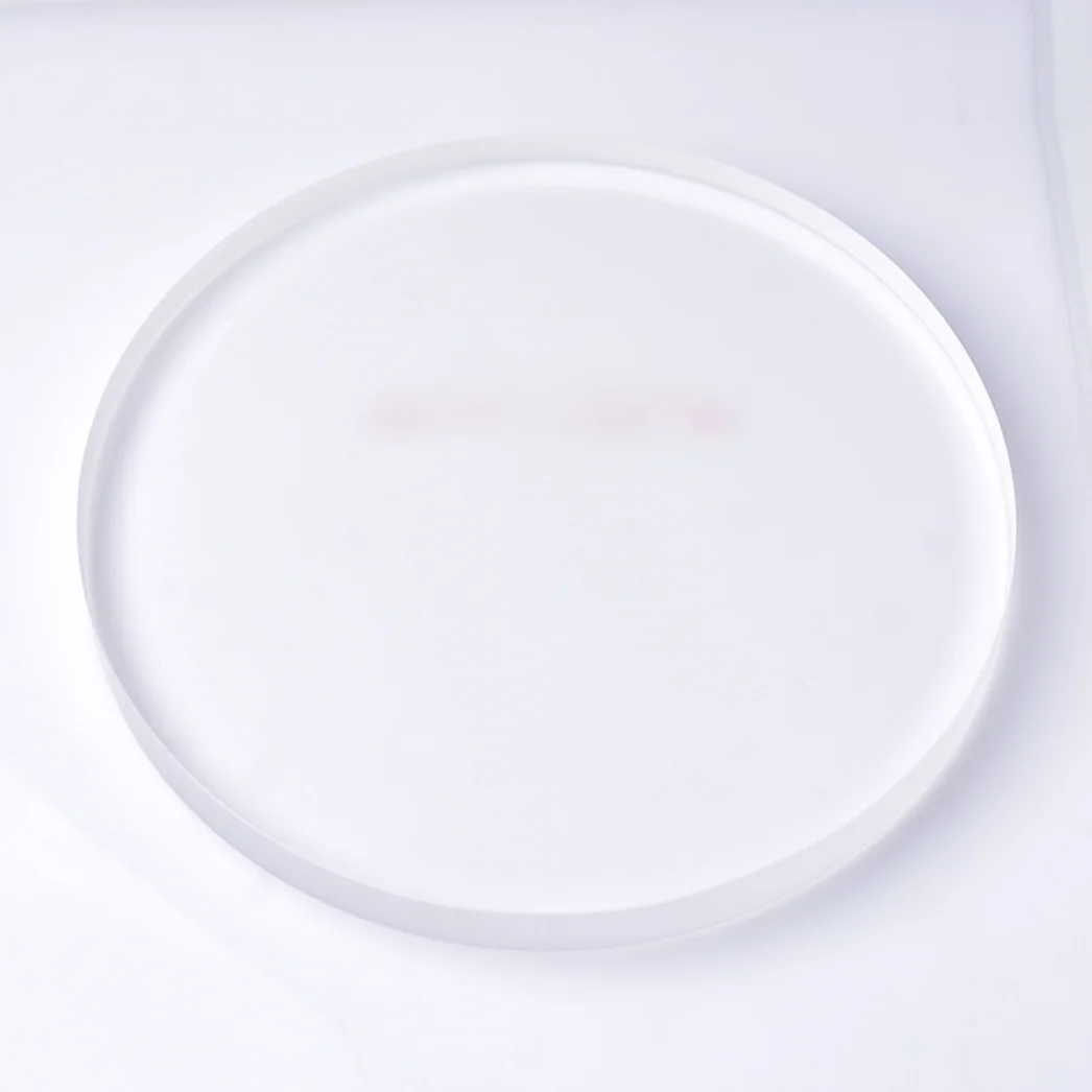 
 In stock wholesale quartz plate thick bottom round quartz plate high permeability optical quartz glass sheet mirros sheet  
