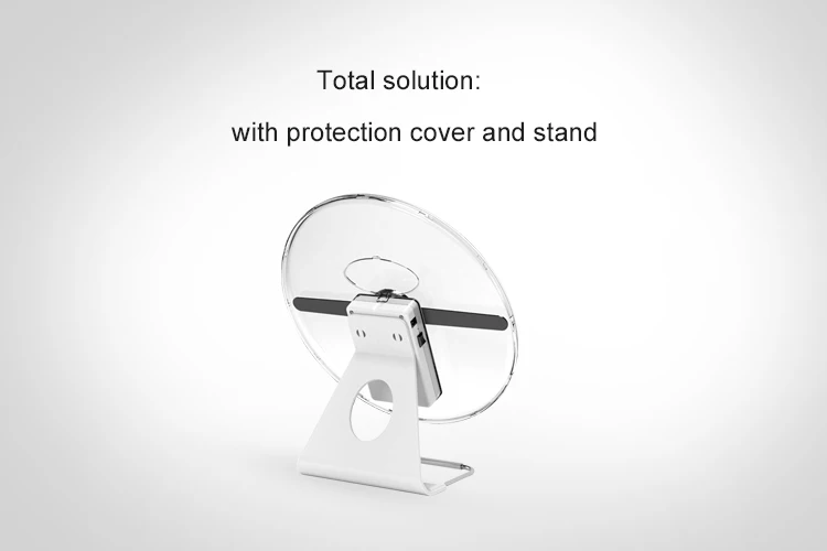 Wholesale Led Hologram Fan Small Projetor Holograma Holographic Fan 3D Hologram Fan With Cover For Stores