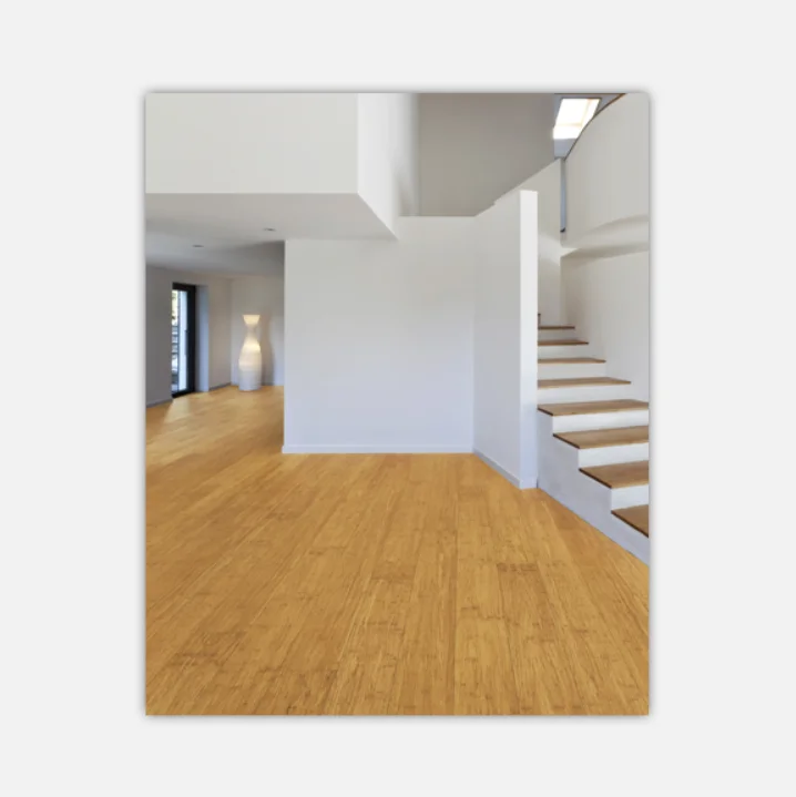 Champagne strand woven bamboo flooring comfortable insect-resistant Convenient installation