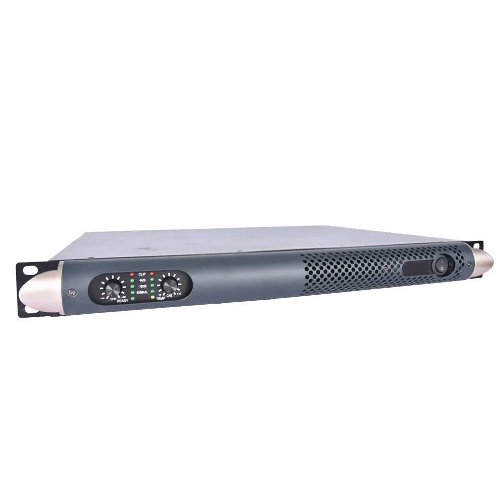 Professional 1u size 2 channels digital power amplifier 450W*2