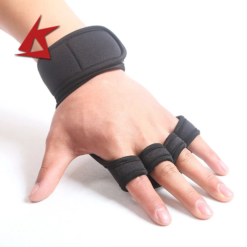 KS-6007#Customized Workout silicone and neoprene Weight Lifting breathable lifting gloves