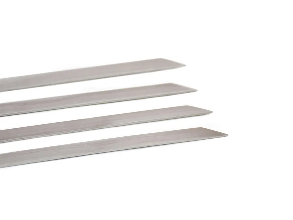 Stainless Steel Barbecue Skewers Reusable BBQ Sticks Kabob Skewers