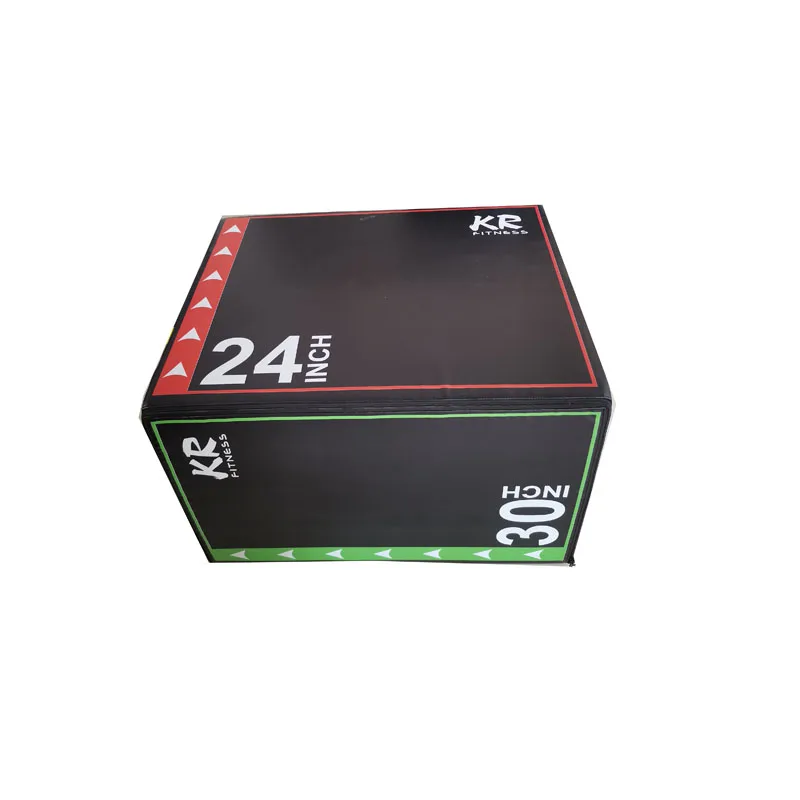 3 in 1 Soft PVC Plyometric Gym Fitness Jump Box for Jump Training