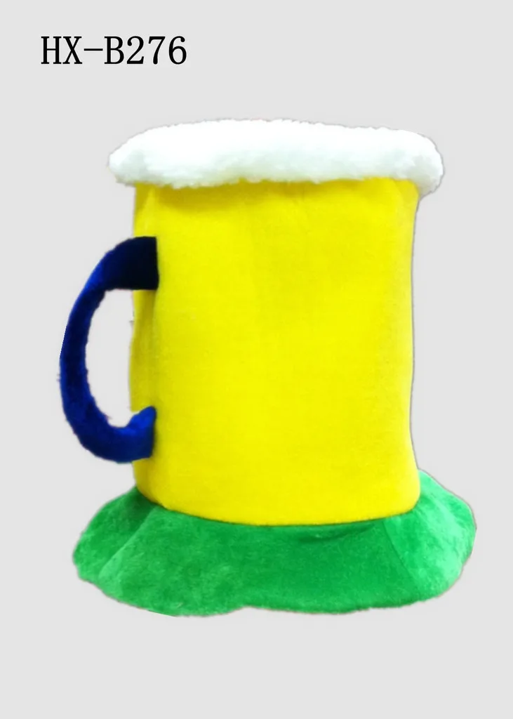 beer hat world cup football fans funny party hat Carnival party crazy cap crazy hat party