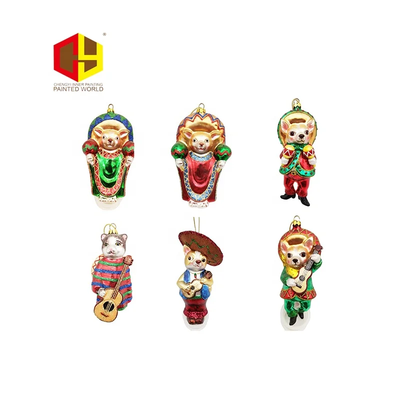 Glass Baubles Hand Blown Glass Custom Christmas Ornaments For The House Christmas Ornaments Christmas Figurine & Toys