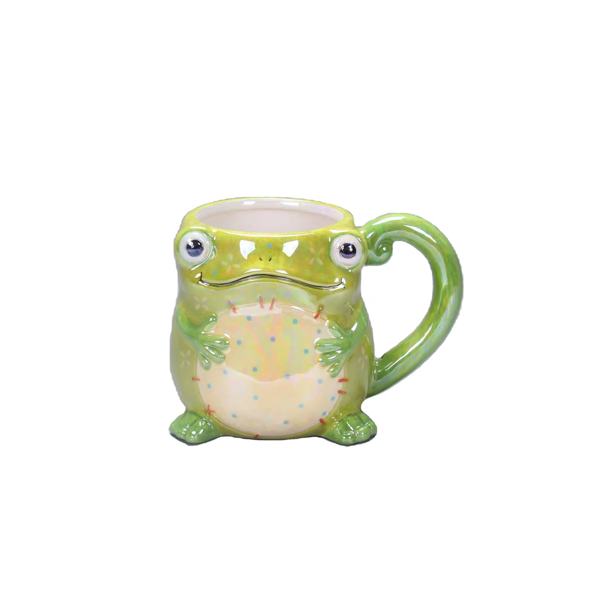 Ceramic   Frog Design Ceramic Mug for Coffee  animal  cups ceramic breakfast cup
