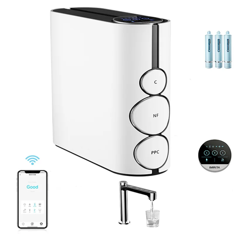 IMRITA New Design Filtro De Agua Uv Ro Water Filter 600/800 GPD  Large Flow Reverse Osmosis Inversa Water Purifier